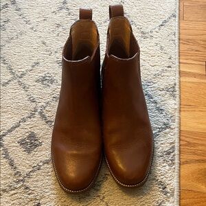 Madewell Rich Brown Ankle Booties